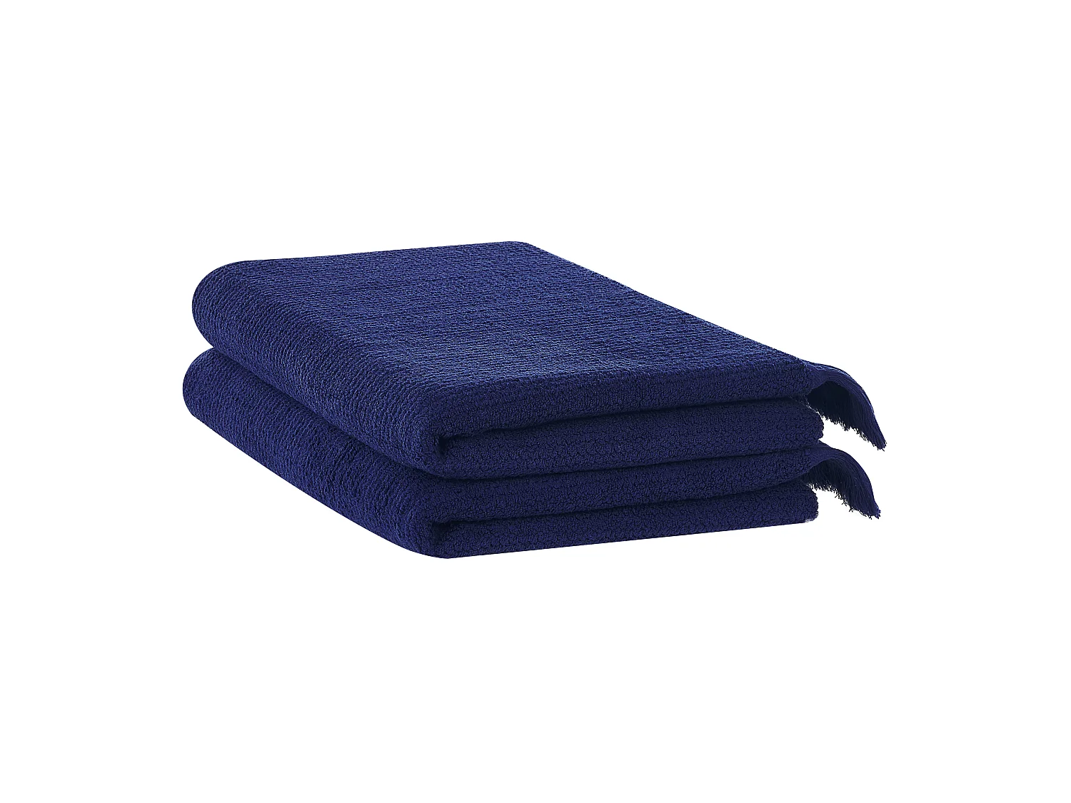 Set di 2 asciugamani ATIU Tessuto a spugna Blu marino