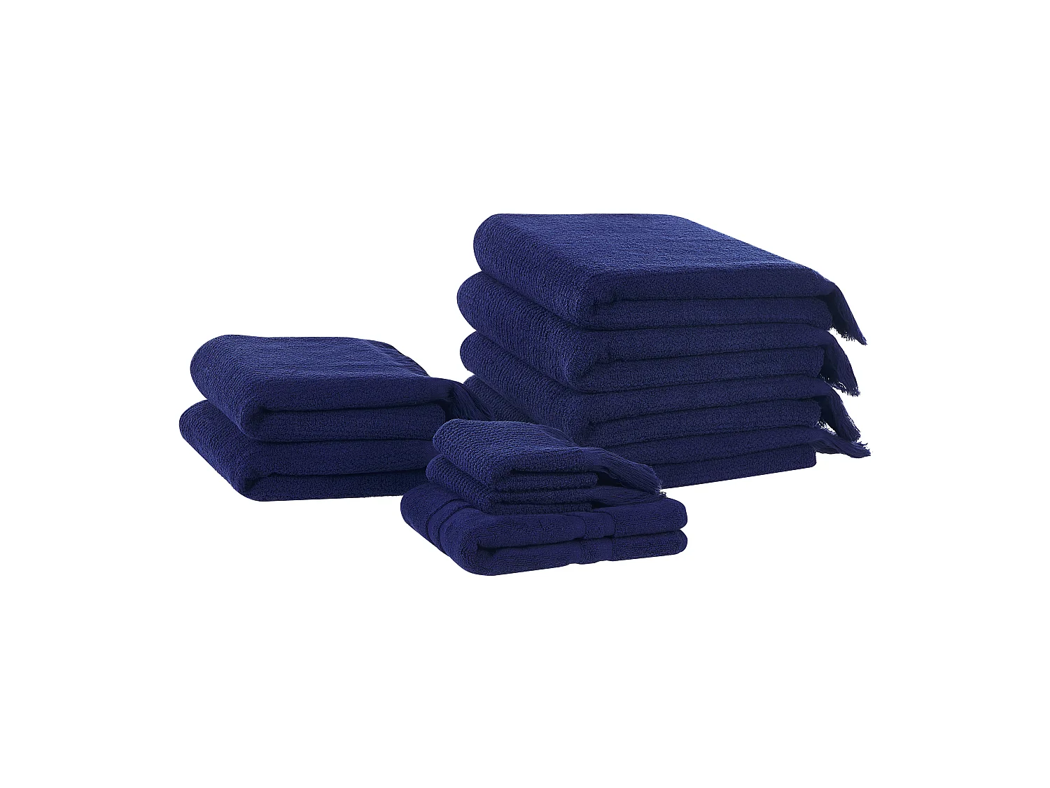 Handtücher 9er Set ATIU Baumwollfrottee Marineblau