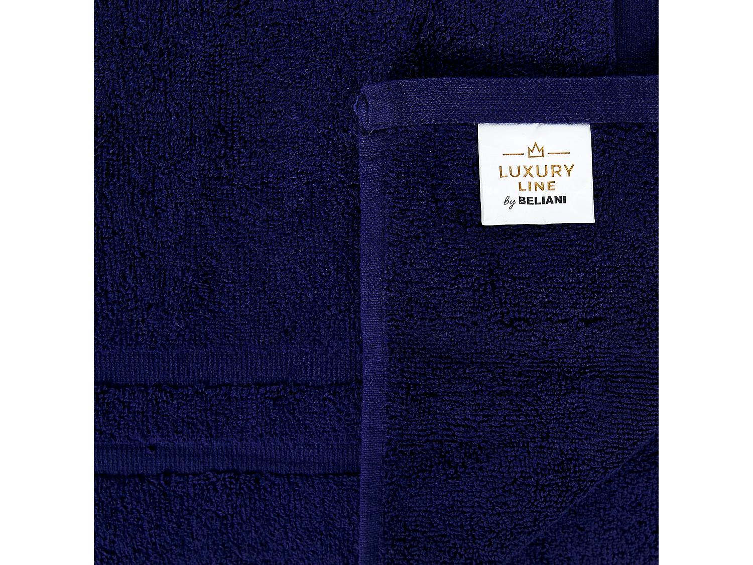 Set di 9 asciugamani ATIU Tessuto a spugna Blu marino