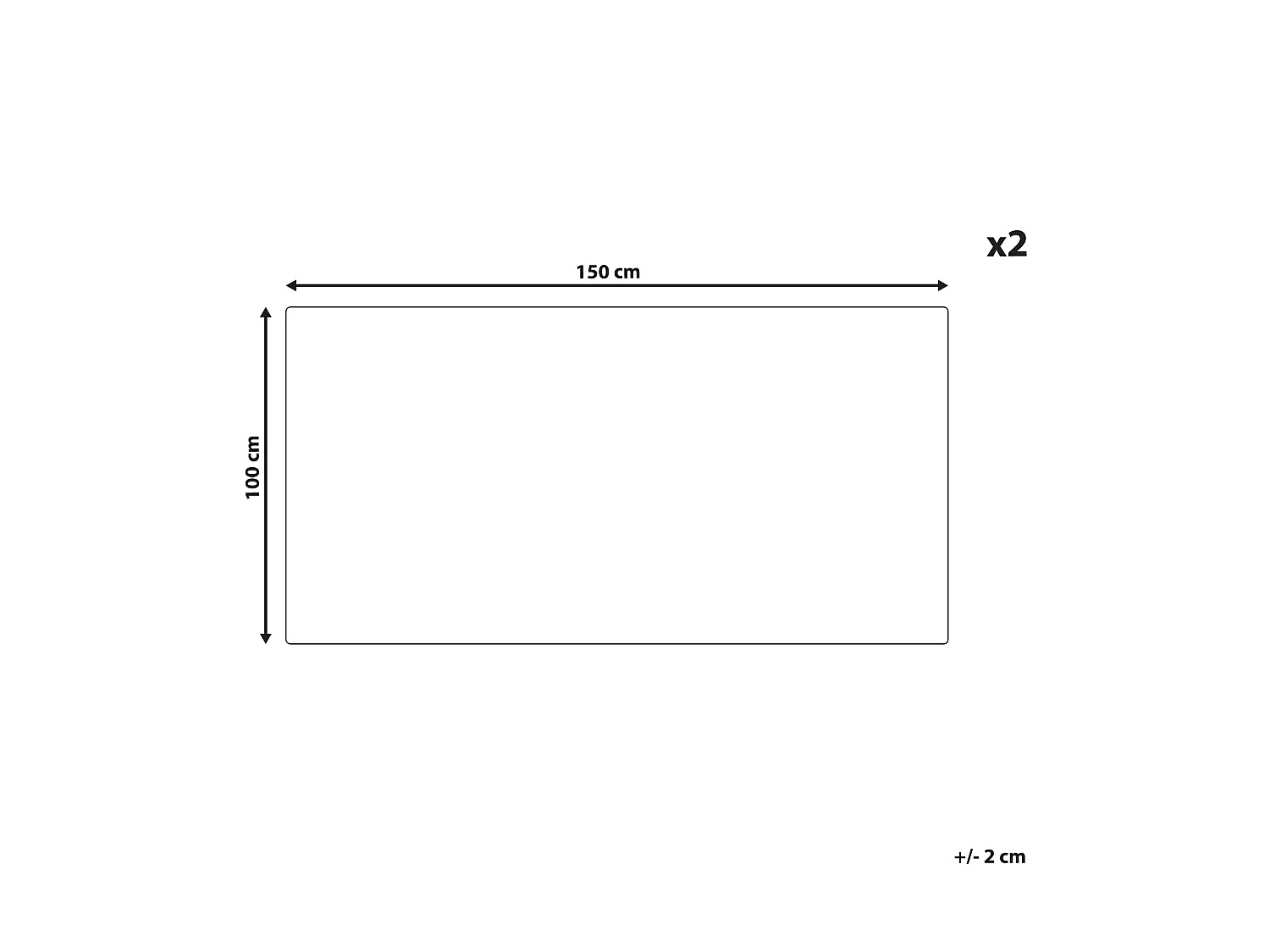 Lot de 2 serviettes MITIARO Tissu éponge Gris