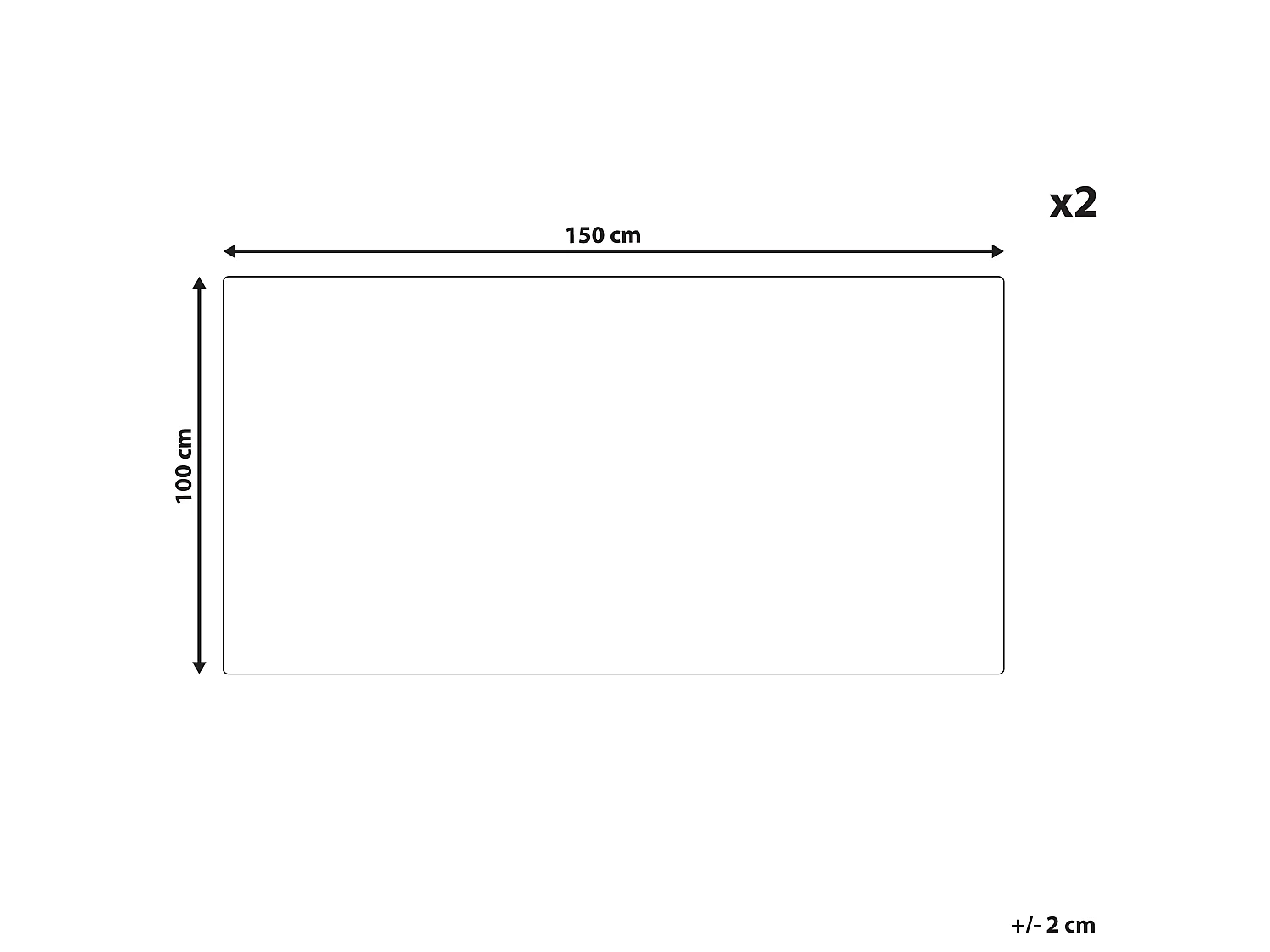 Luxus Handtuch 2er Set Frottee Baumwolle weiß Strandtuch 100 x 150 cm Mitiaro