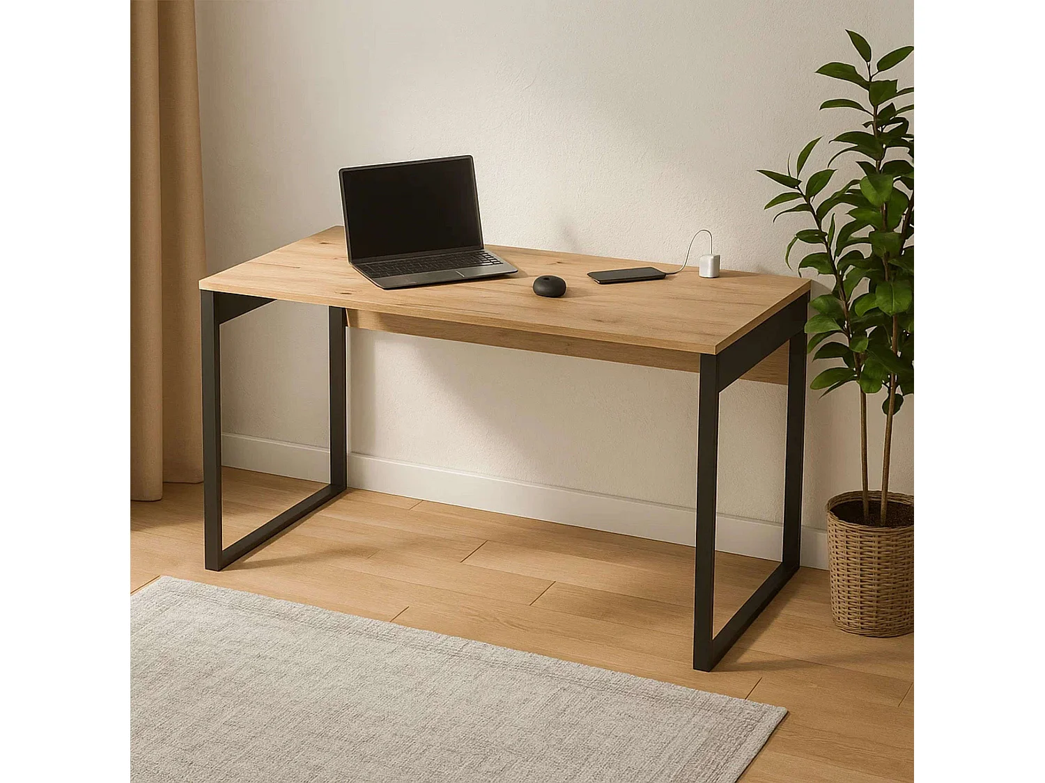 Meuble d'Entrée Vestiaire "Jano" 175cm Naturel