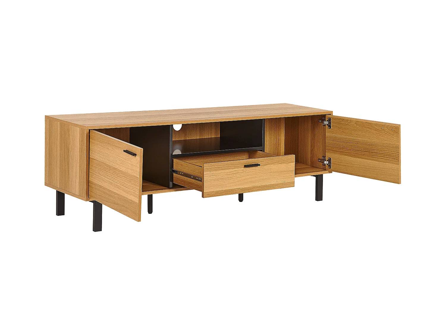 Mueble TV CLAREMONT Marrón claro