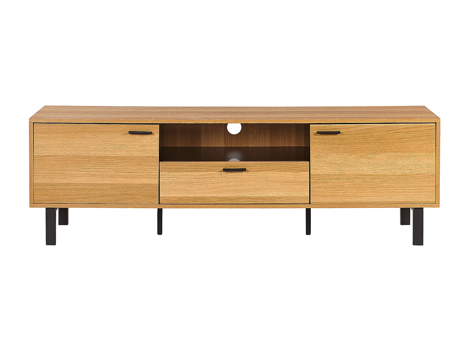 Meuble TV CLAREMONT Marron clair