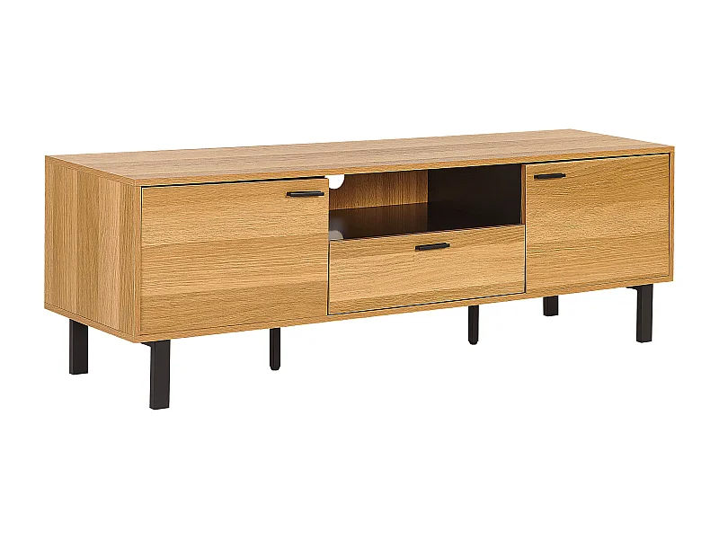 Meuble TV CLAREMONT Marron clair