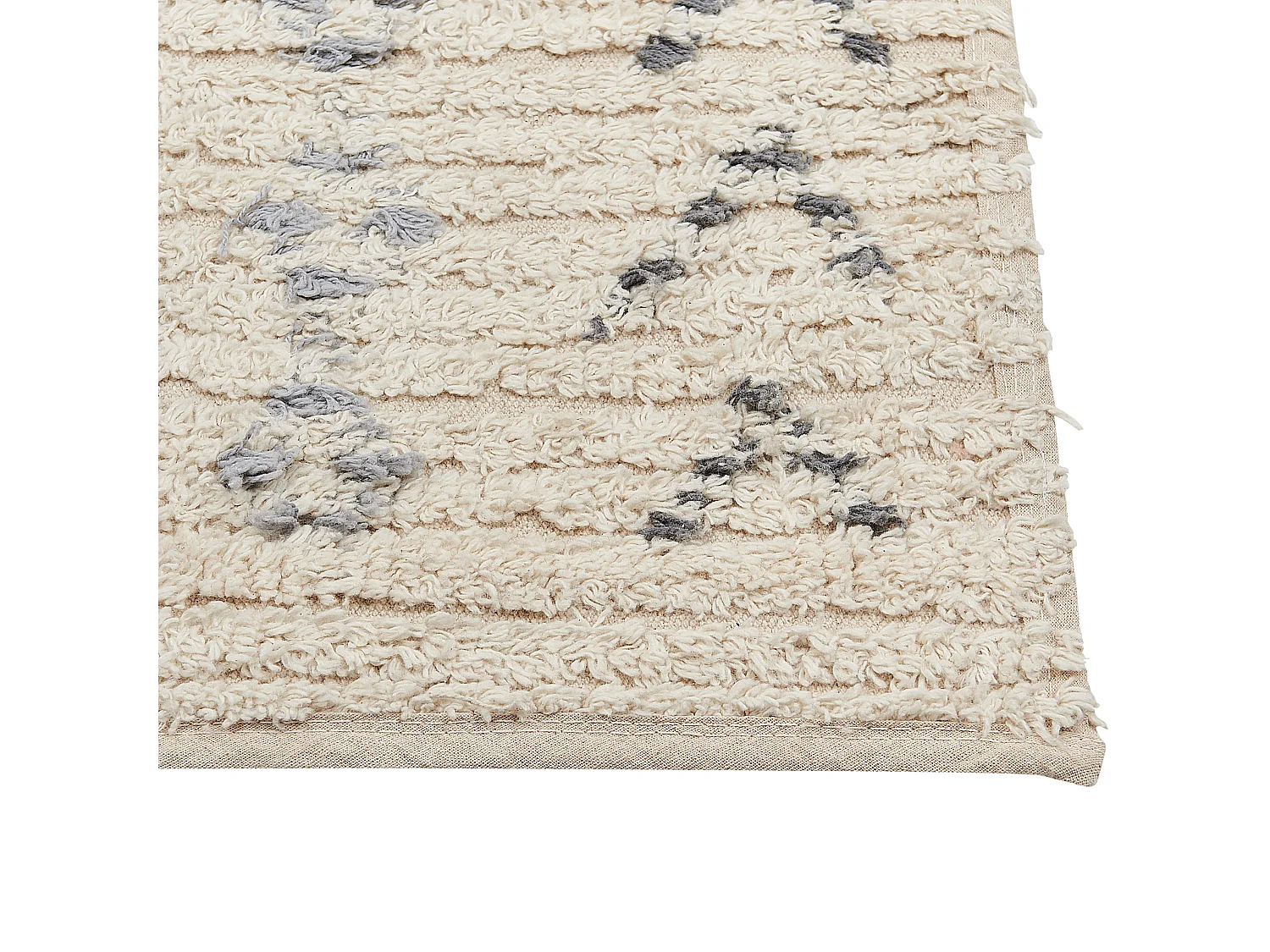 Tapis DISPUR Beige 160 x 230 cm Coton