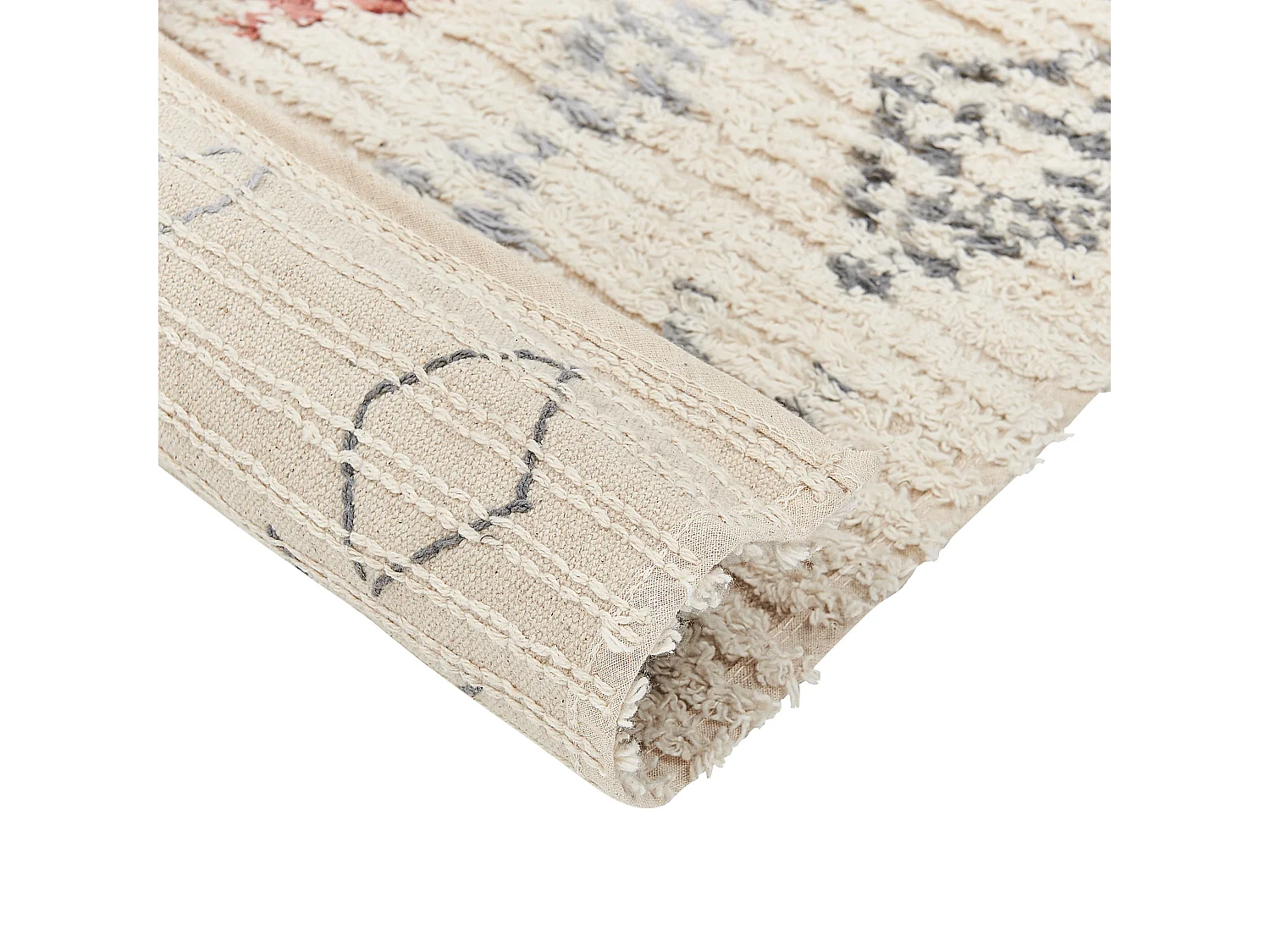 Tapis DISPUR Beige 160 x 230 cm Coton