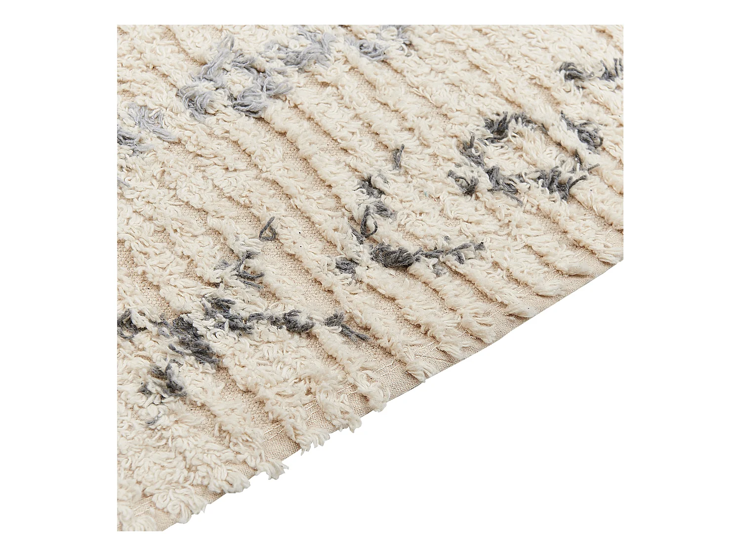 Vloerkleed katoen beige 80 x 150 cm DISPUR