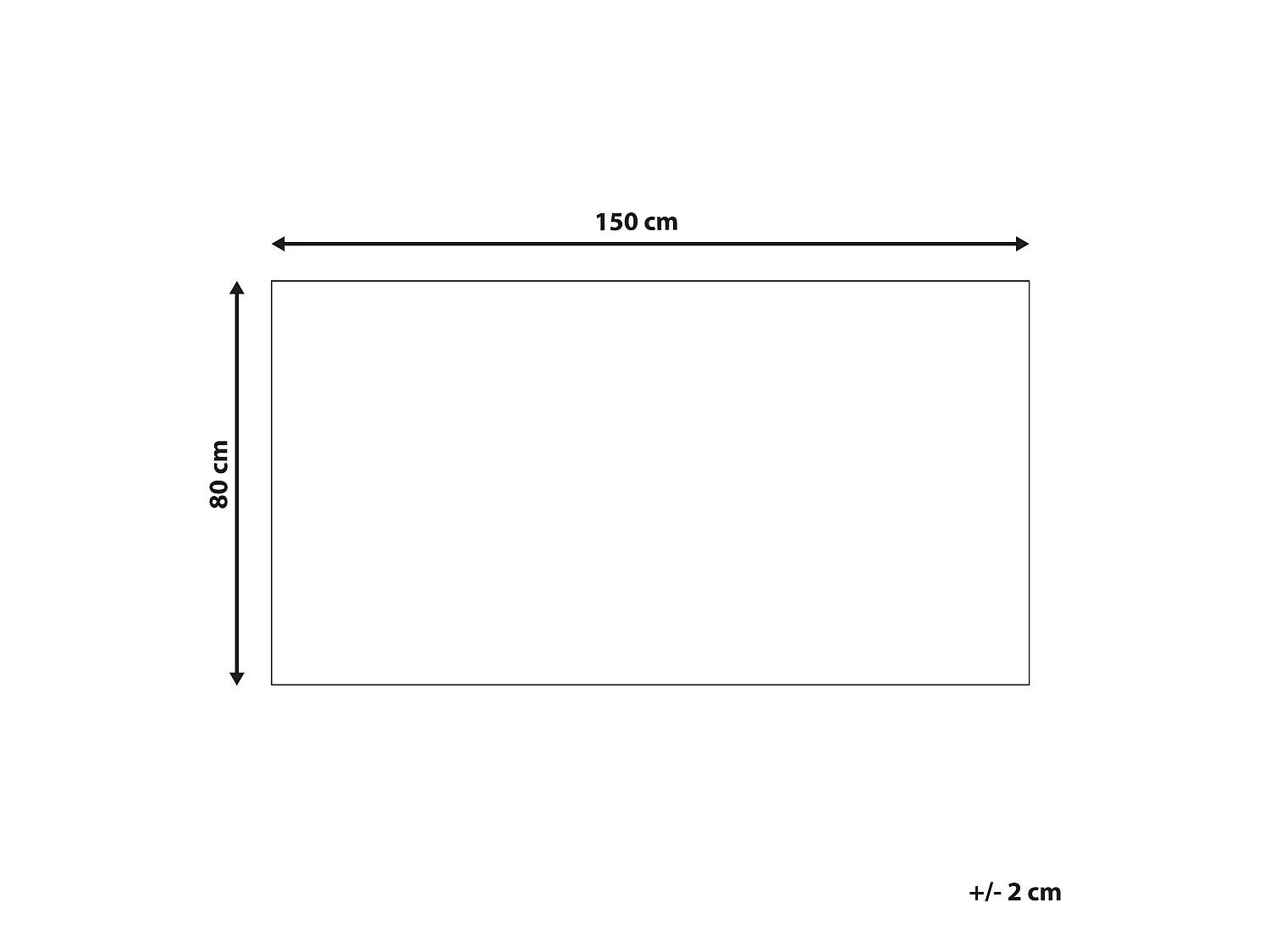 Tapis DISPUR Beige 80 x 150 cm Coton