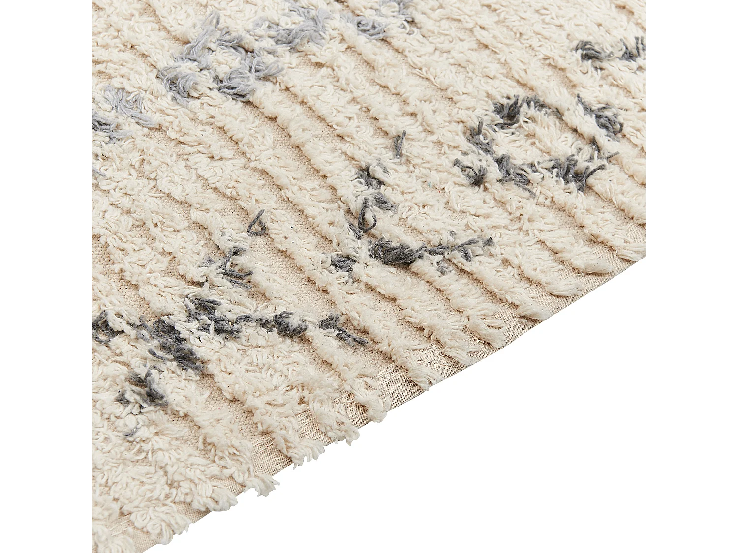 Vloerkleed katoen beige 80 x 150 cm DISPUR