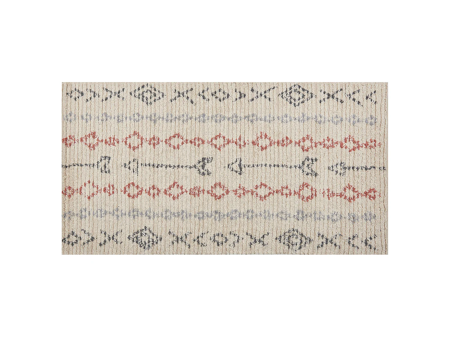 Tapis DISPUR Beige 80 x 150 cm Coton