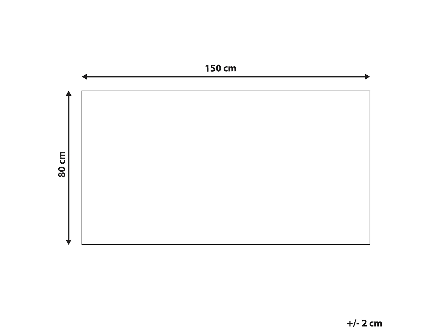Tapis DISPUR Beige 80 x 150 cm Coton