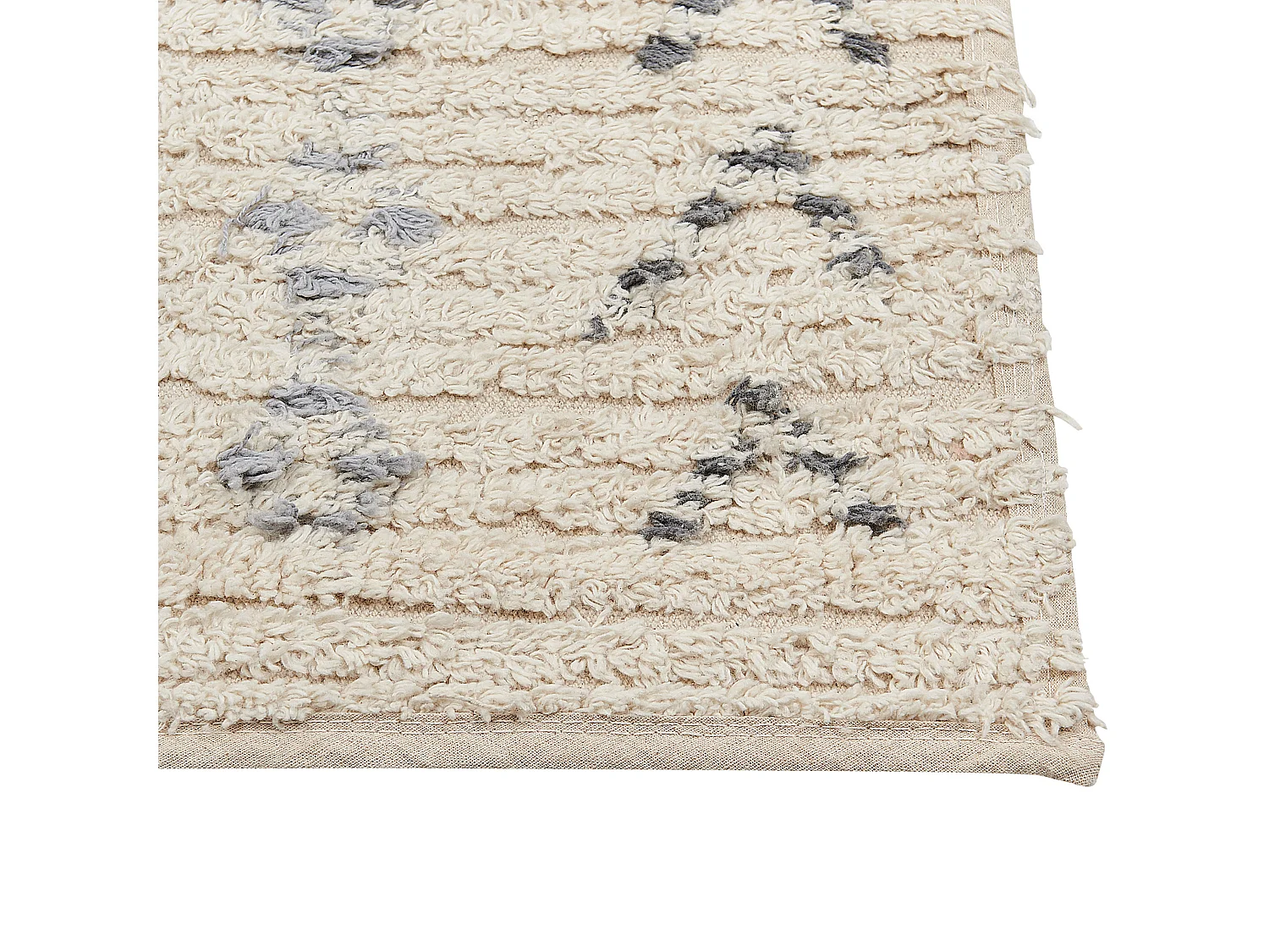 Tapis DISPUR Beige 80 x 150 cm Coton