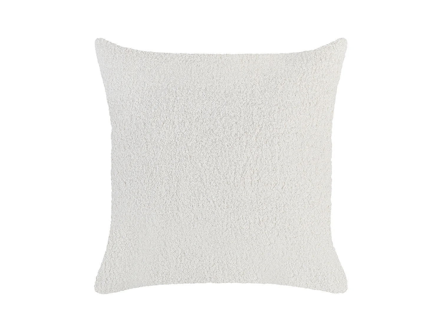 Chaise longue à esquerda LE CRAU Bouclé Branco