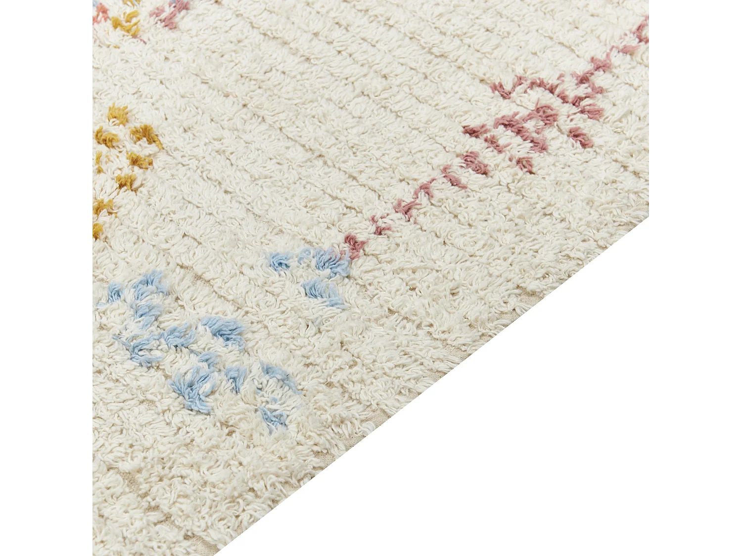 Vloerkleed katoen beige 80 x 150 cm BETTIAH