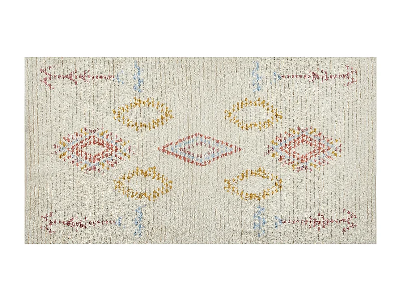 Dywan bawełniany 80 x 150 cm beżowy BETTIAH