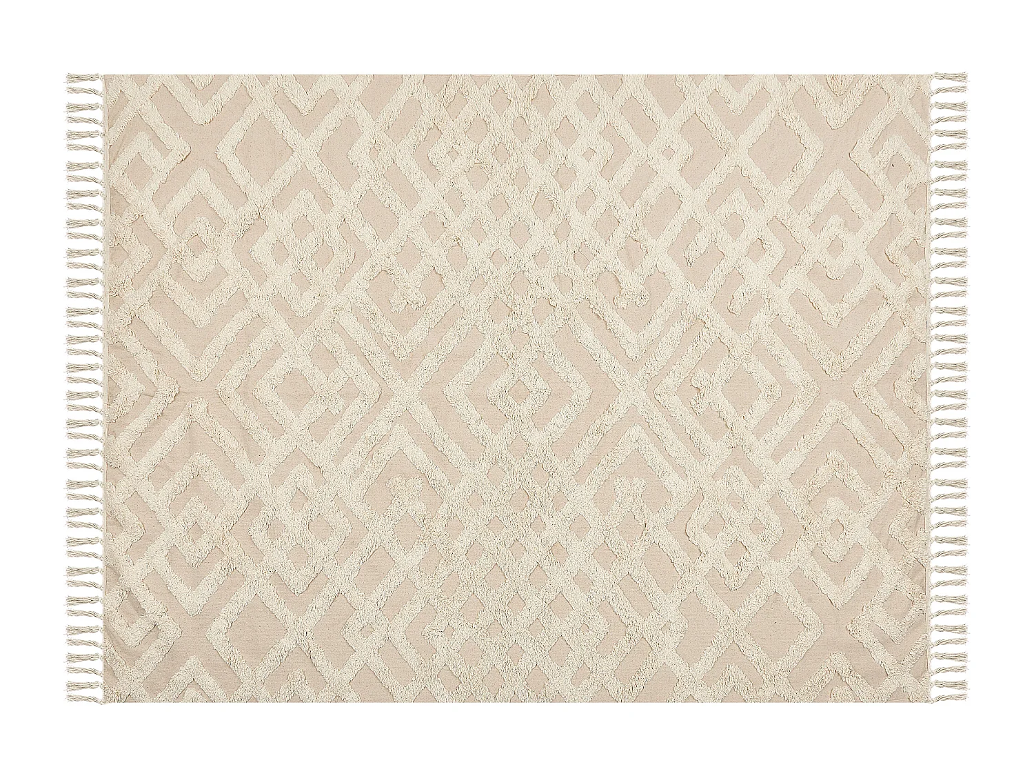 Vloerkleed katoen beige 160 x 230 ARDAHAN