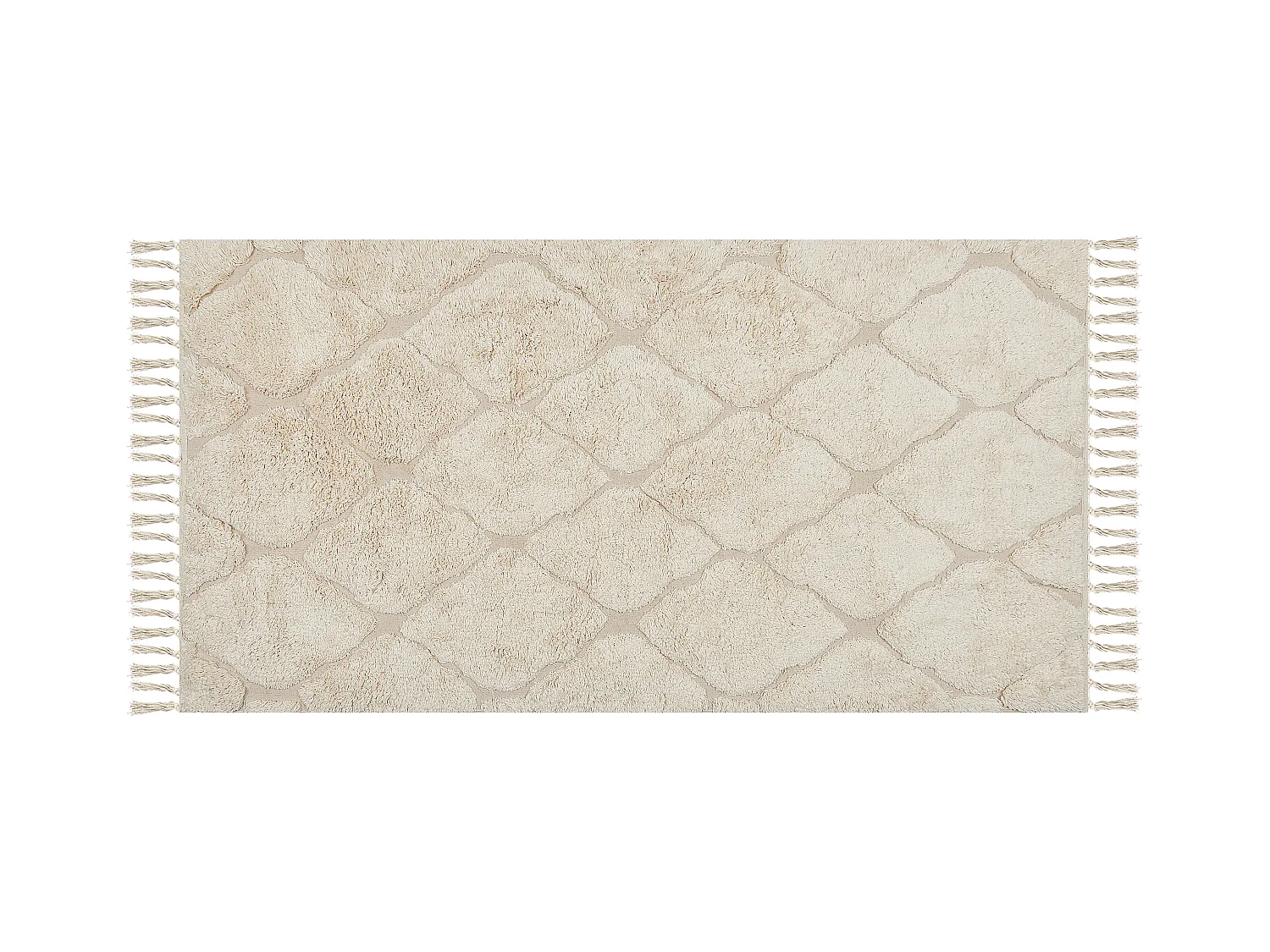 Tapis SILCHAR Beige 80 x 150 cm Coton