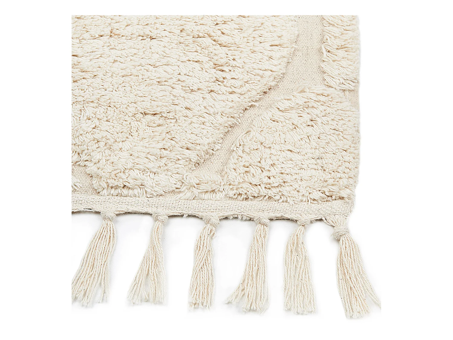 Tapis SILCHAR Beige 80 x 150 cm Coton