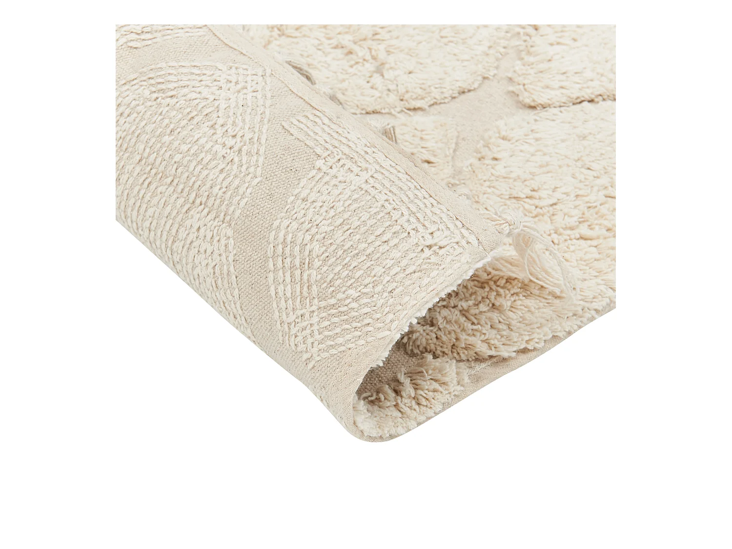 Tapis SILCHAR Beige 80 x 150 cm Coton