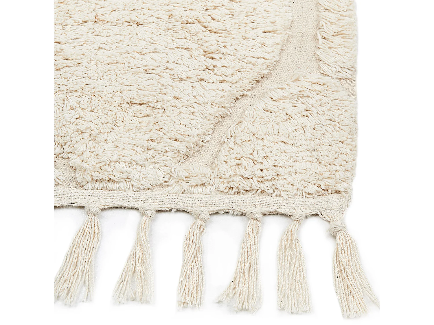 Tapis SILCHAR Beige 80 x 150 cm Coton