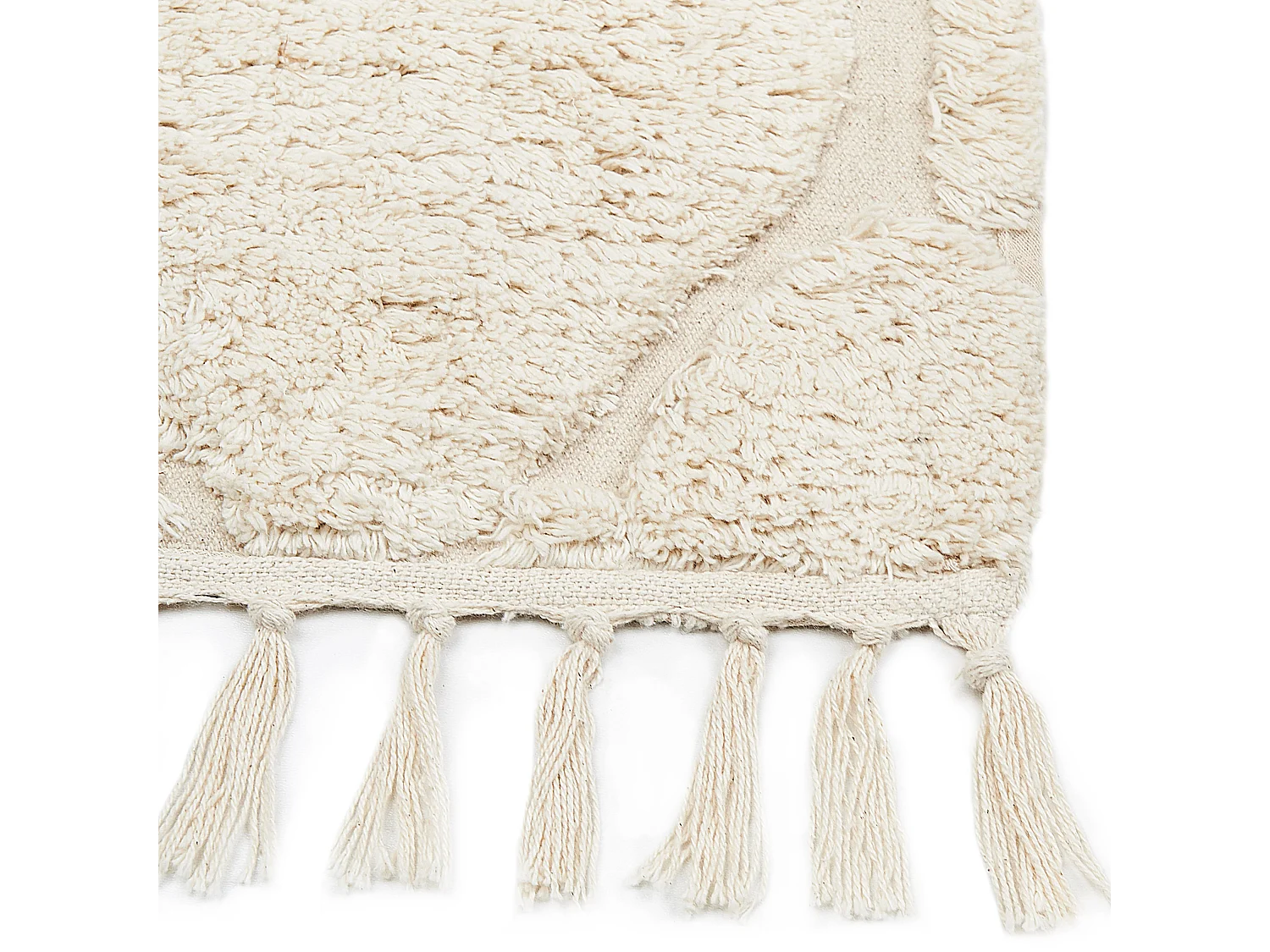 Tapis SILCHAR Beige 80 x 150 cm Coton