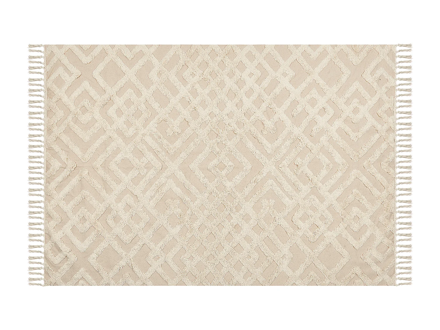 Tapis ARDAHAN Beige 140 x 200 cm Coton