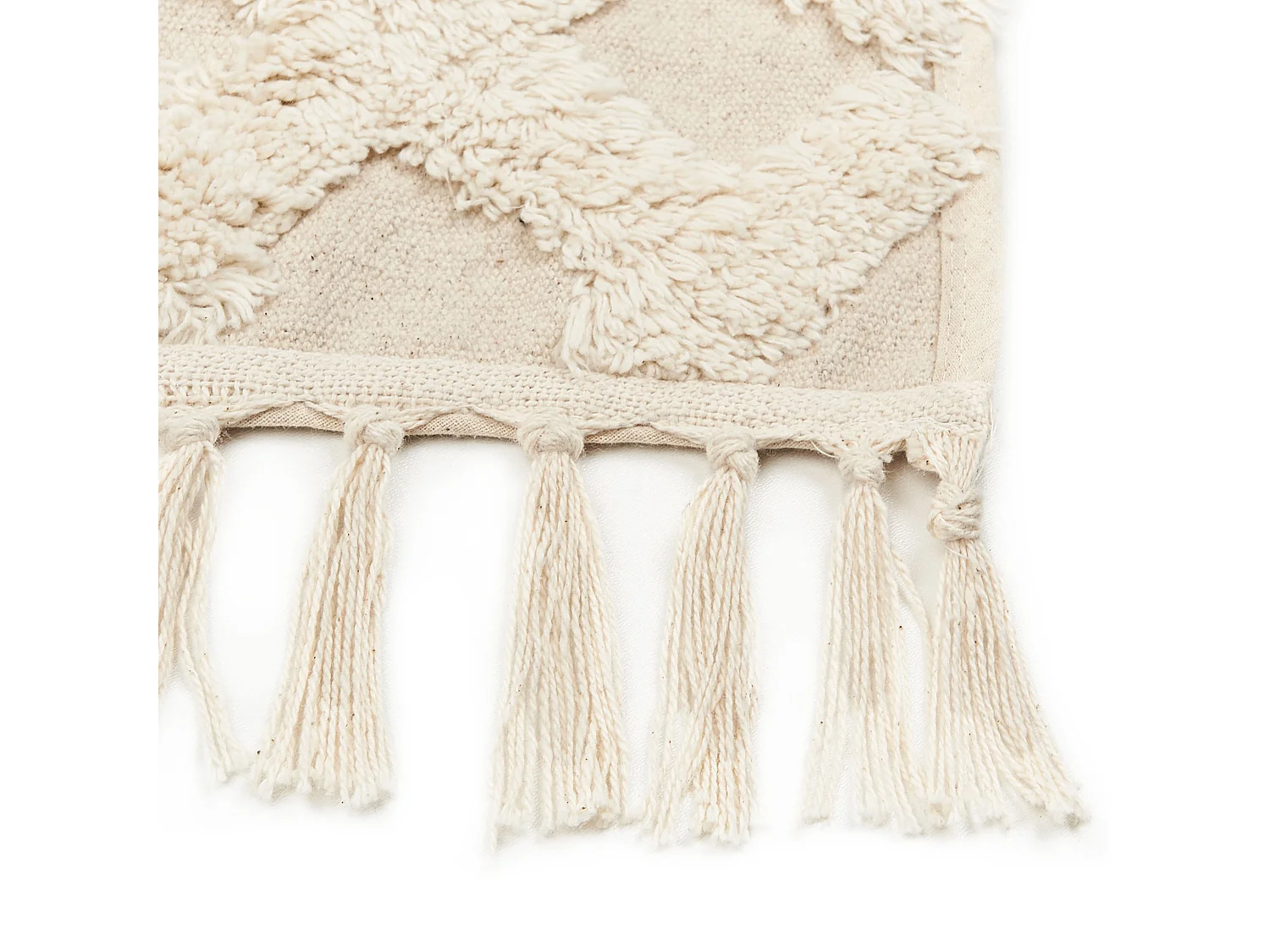 Dywan bawełniany 140 x 200 cm beżowy ARDAHAN