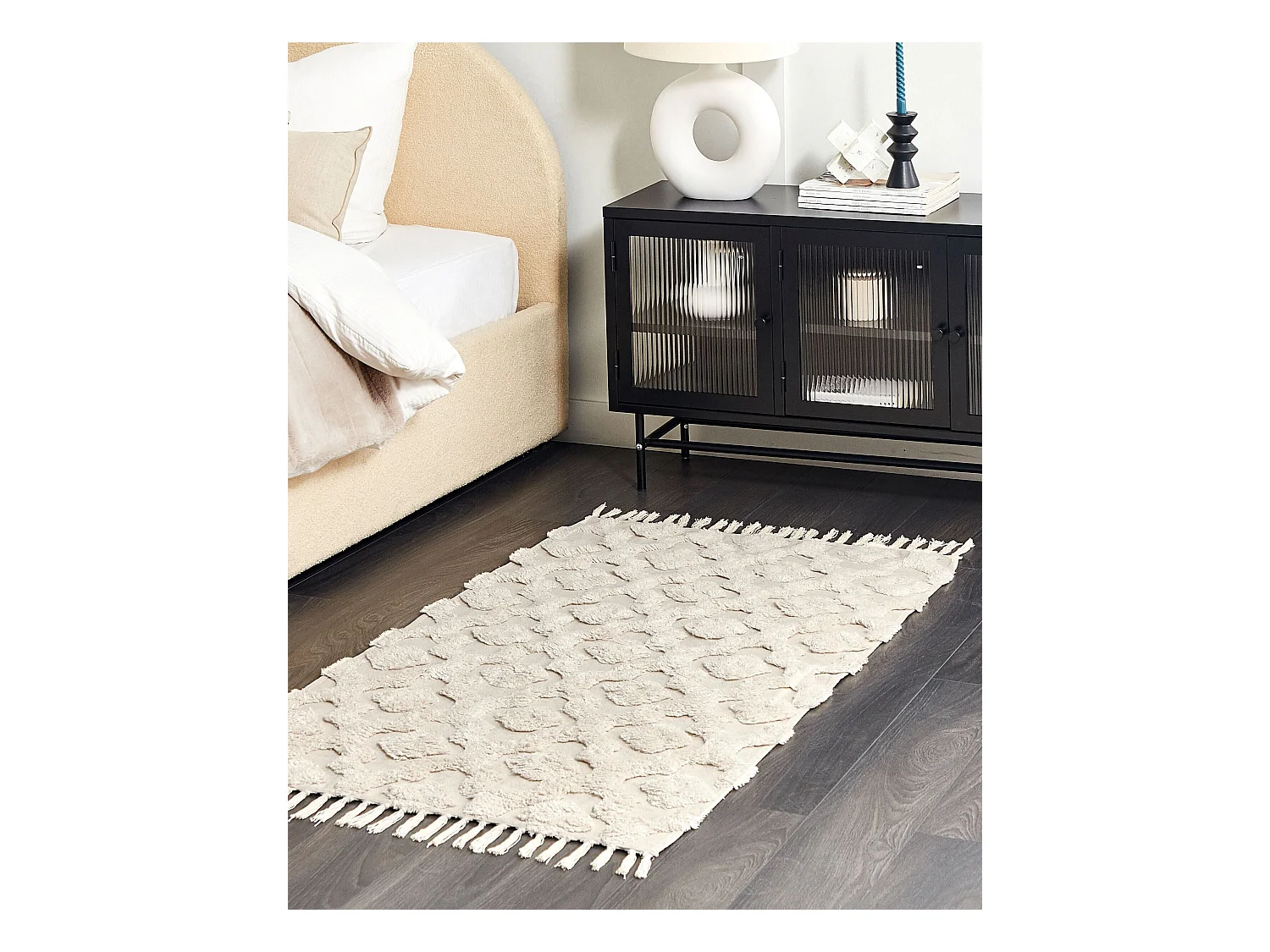 Tapis AKSARAY Beige 80 x 150 cm Coton