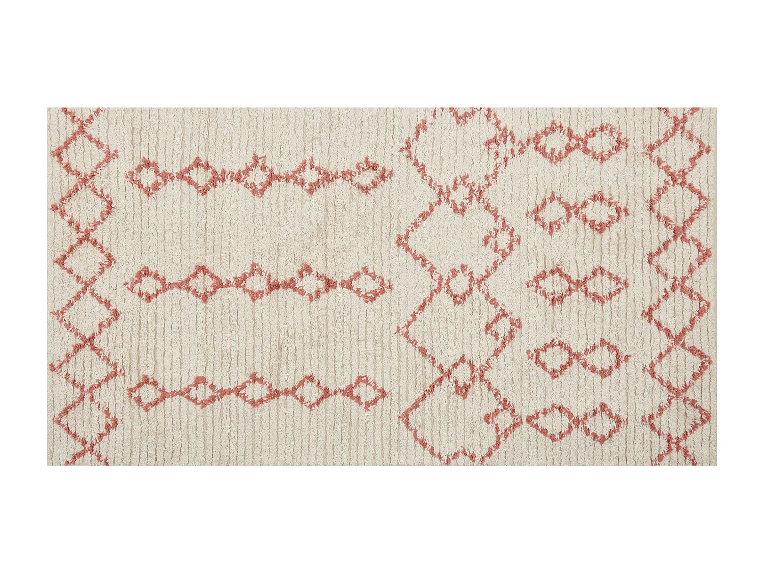 Tapis BUXAR Beige 80 x 150 cm Coton