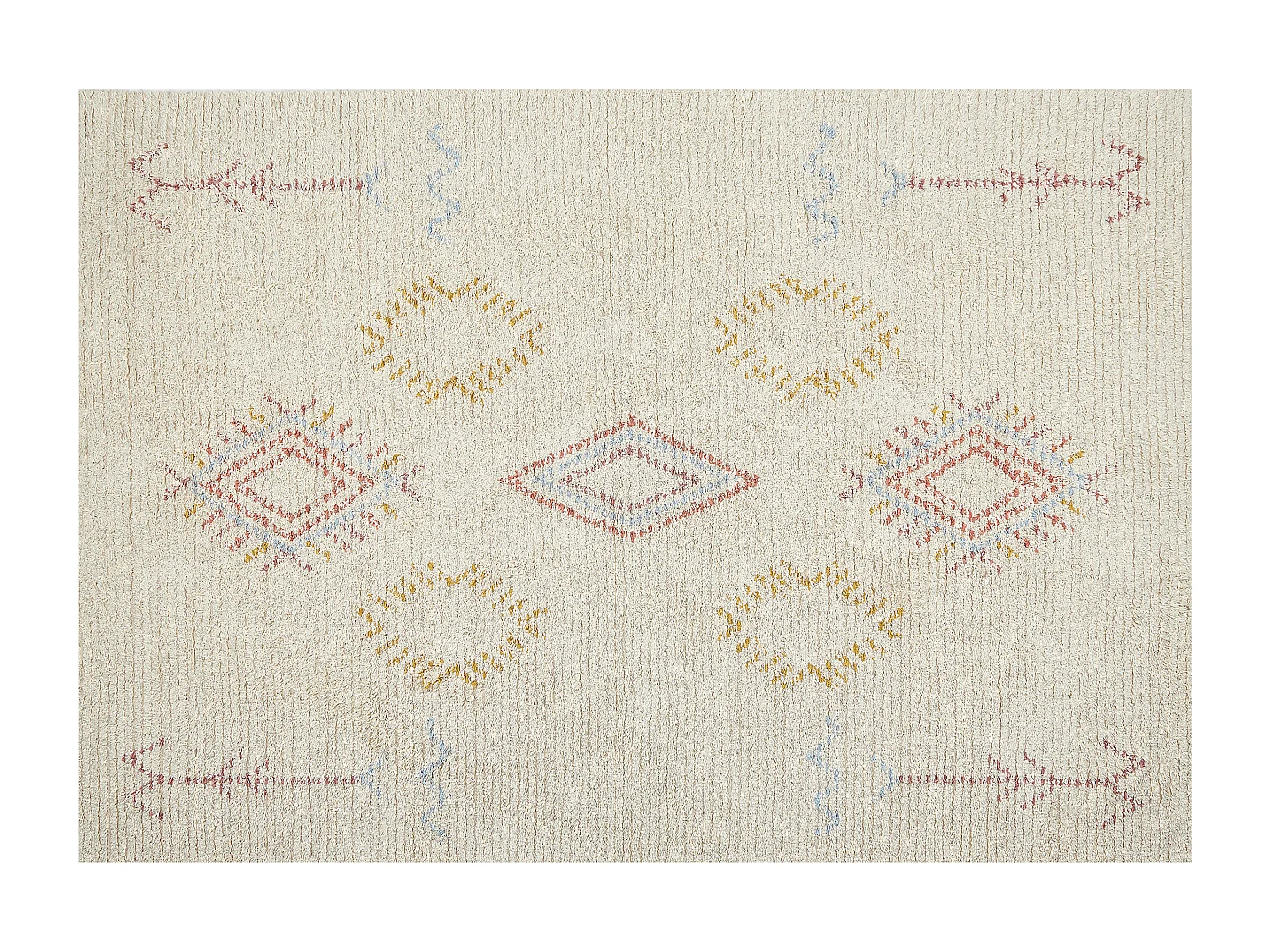 Tapis BETTIAH Beige 160 x 230 cm Coton