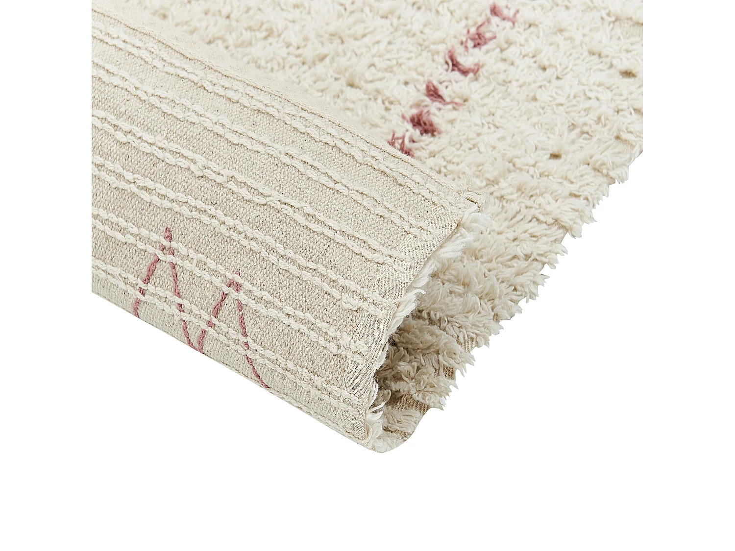 Tapis BETTIAH Beige 160 x 230 cm Coton