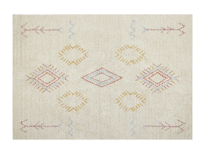 Tapis BETTIAH Beige 160 x 230 cm Coton