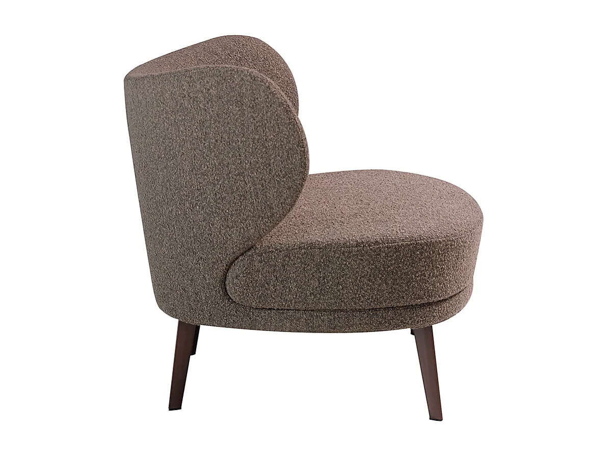 Fauteuil en tissu marron 5079 ANGEL CERDA