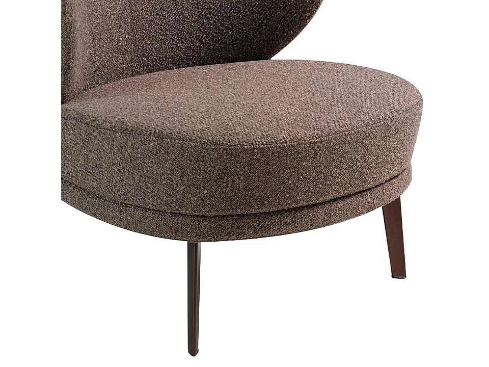 Fauteuil en tissu marron 5079 ANGEL CERDA