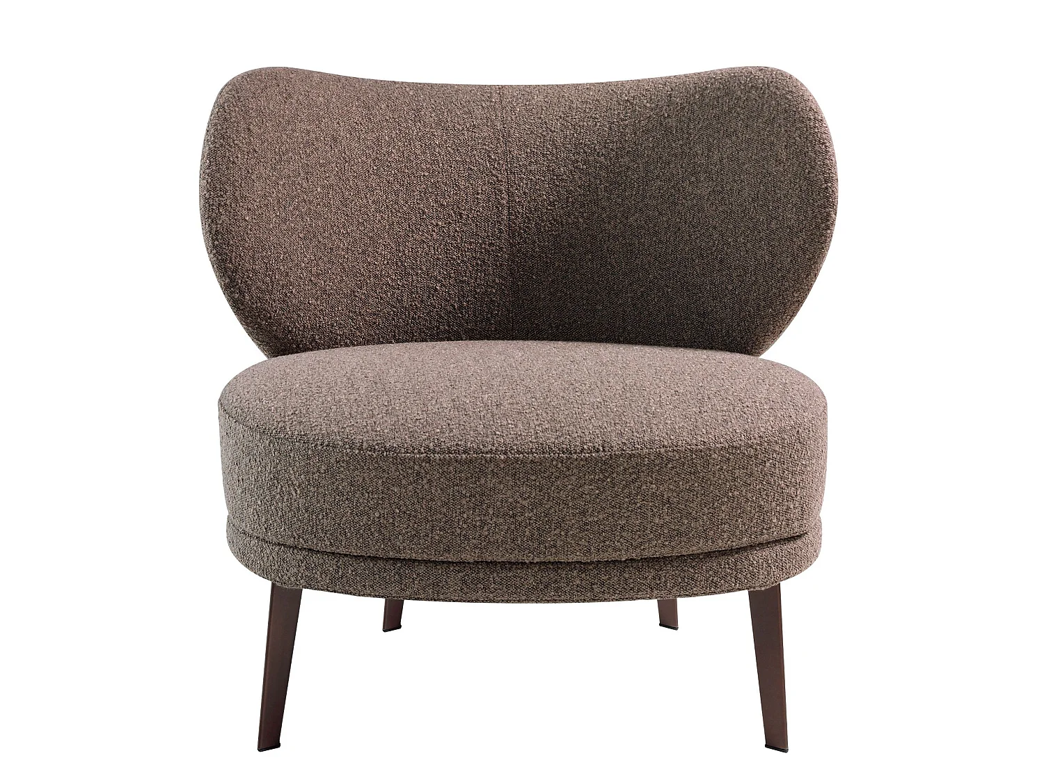 Sessel aus braunem Stoff 5079 ANGEL CERDA