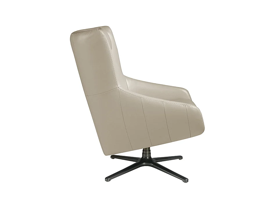 Leren draaifauteuil met afneembaar kussen 5090 ANGEL CERDA