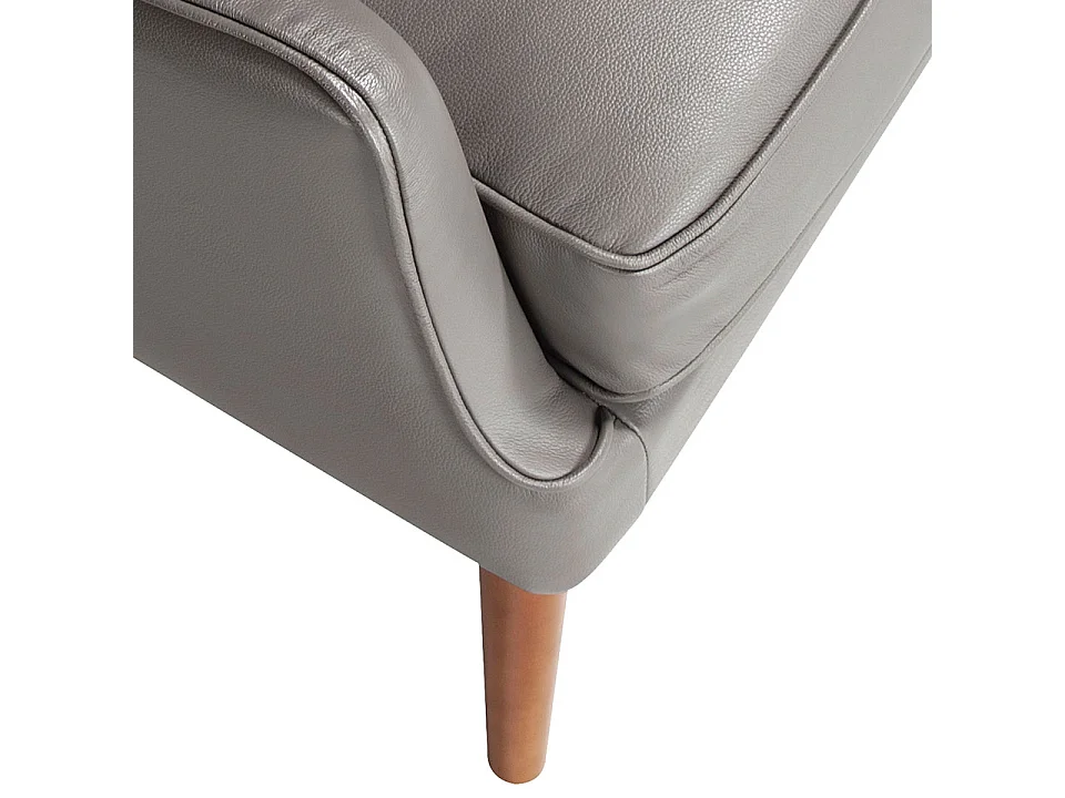 Fauteuil Chester cuir gris foncé 5085 ANGEL CERDA