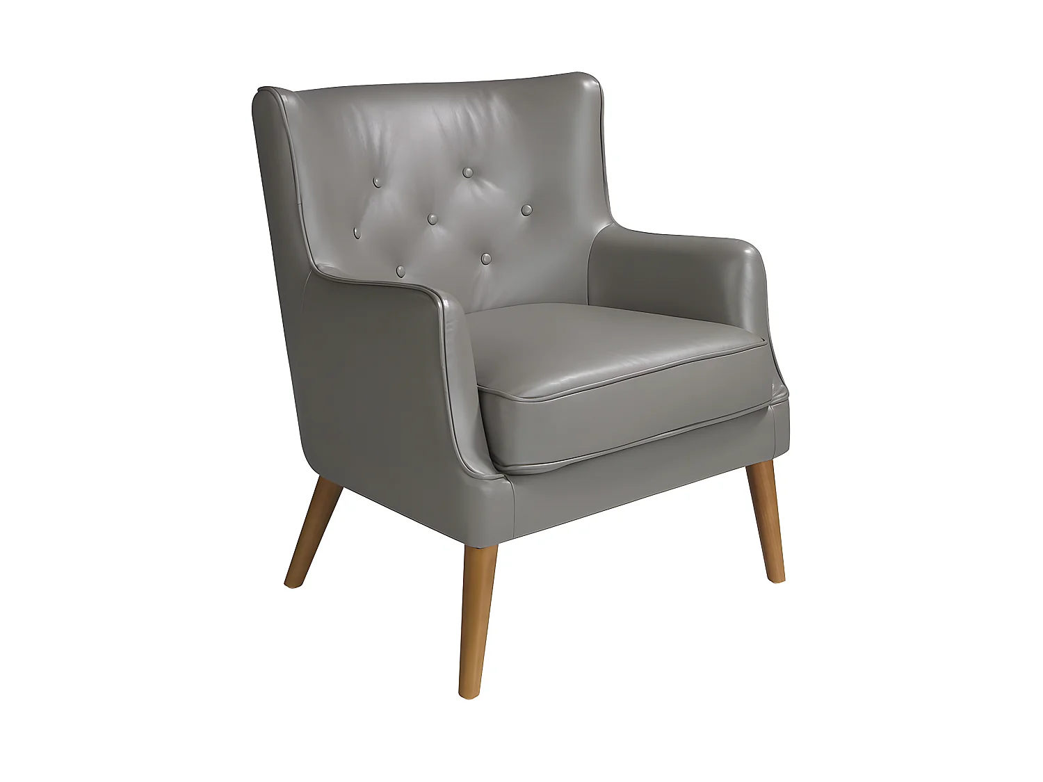 Fauteuil rembourré en cuir 5085 ANGEL CERDA