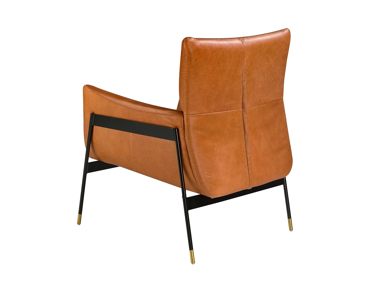 Brauner Leder-Drehsessel 5091 ANGEL CERDA