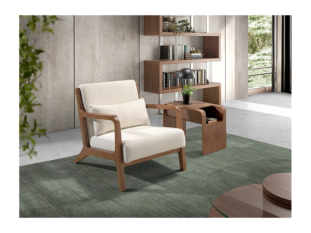 Weißer Stoffsessel  5100 ANGEL CERDA