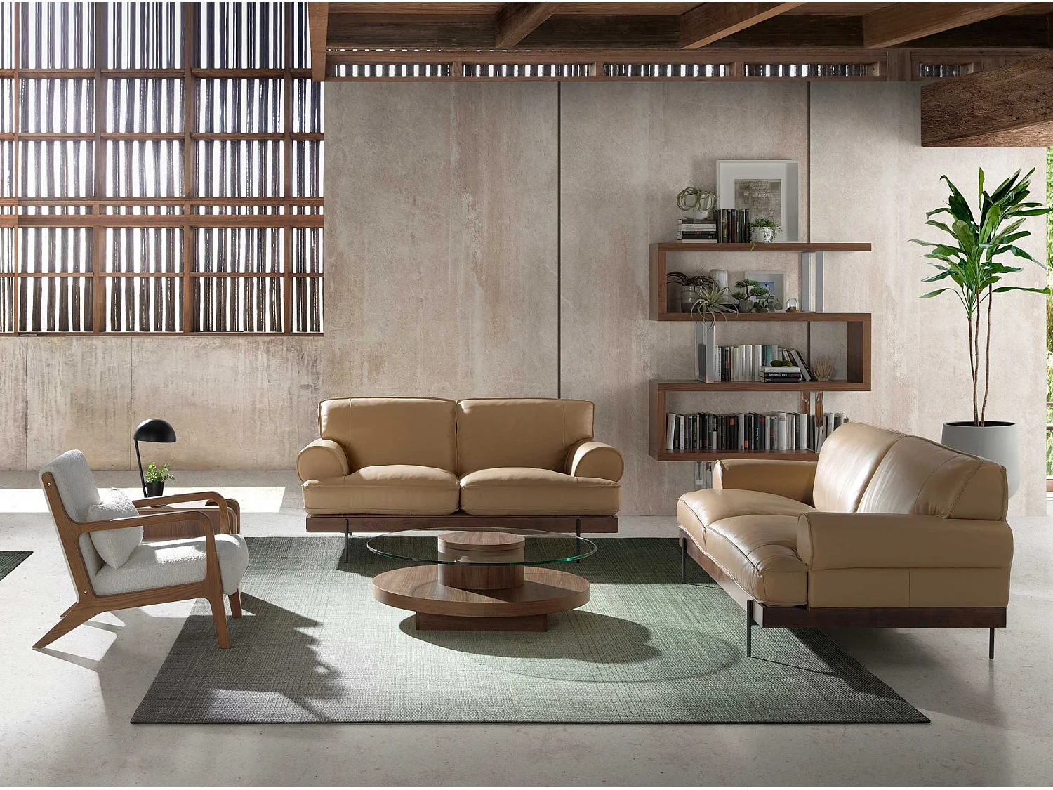 Fauteuil en tissu blanc 5100 ANGEL CERDA