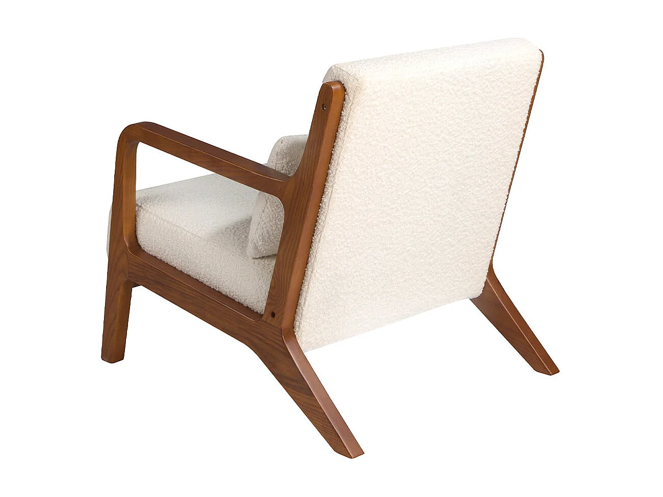 Fauteuil en tissu blanc 5100 ANGEL CERDA