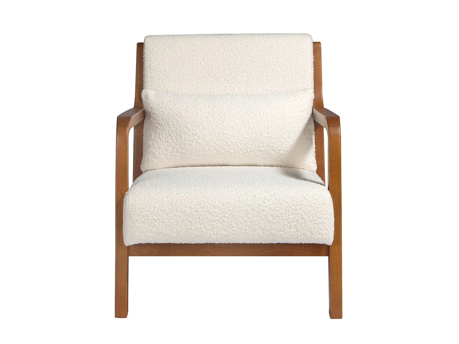 Fauteuil en tissu blanc 5100 ANGEL CERDA