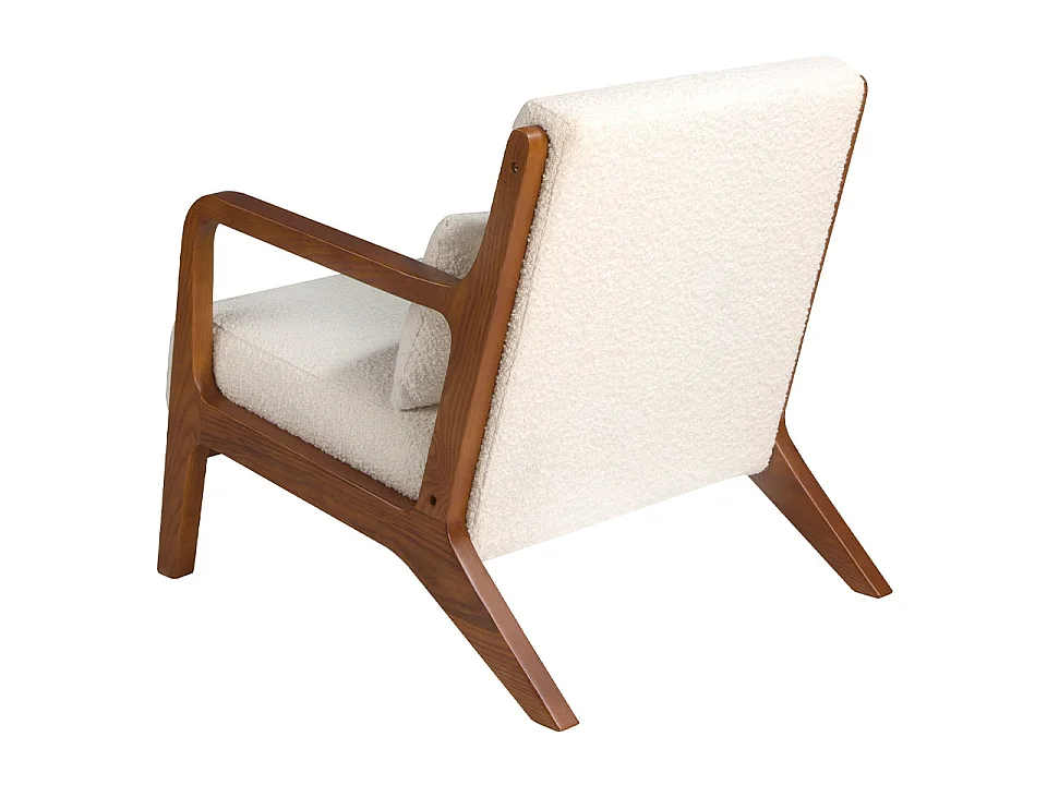 White fabric armchair 5100 ANGEL CERDA