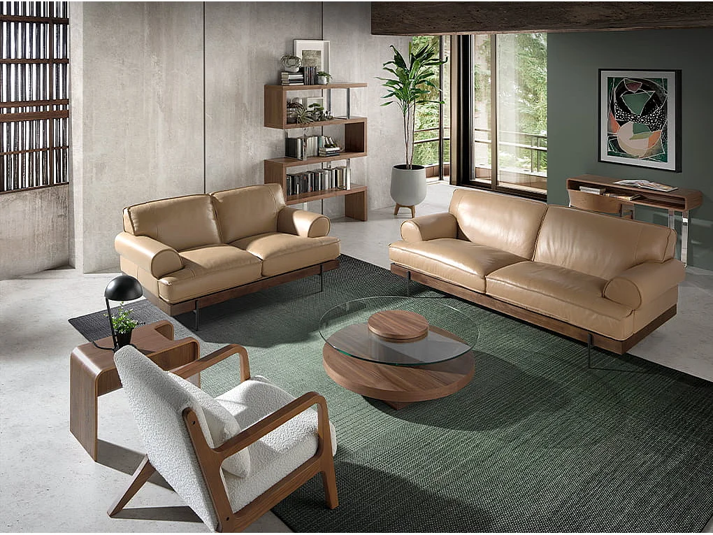 White fabric armchair 5100 ANGEL CERDA