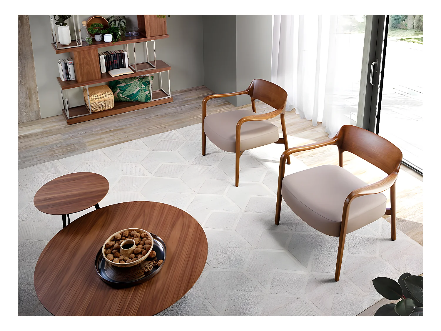 Poltrona imbottita in similpelle Visone   5082 ANGEL CERDA