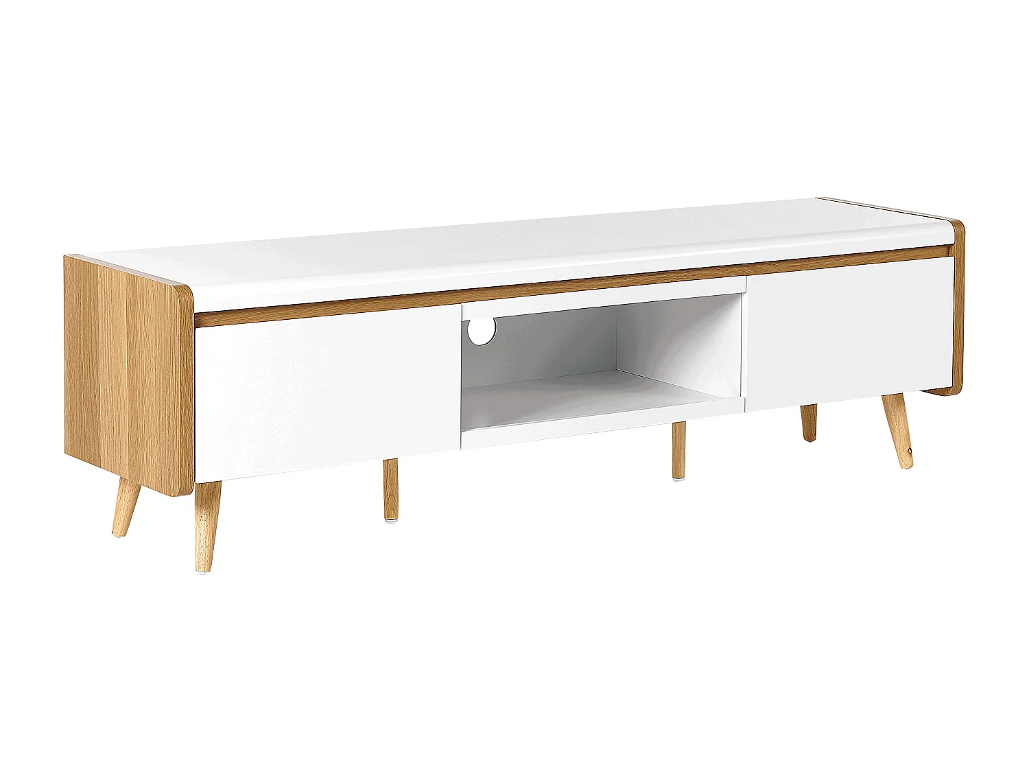 Meuble TV CUSTER Blanc