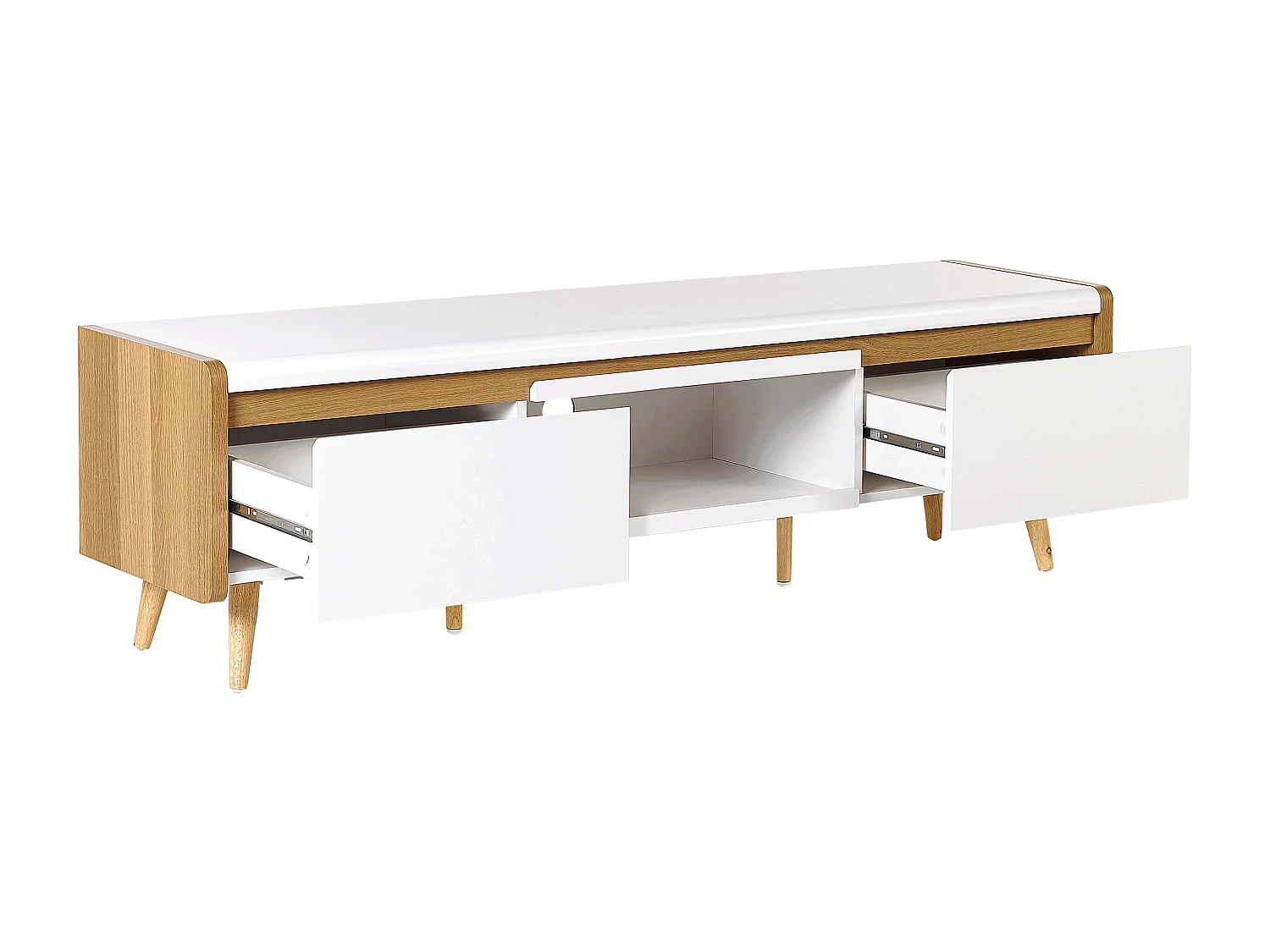 Meuble TV CUSTER Blanc