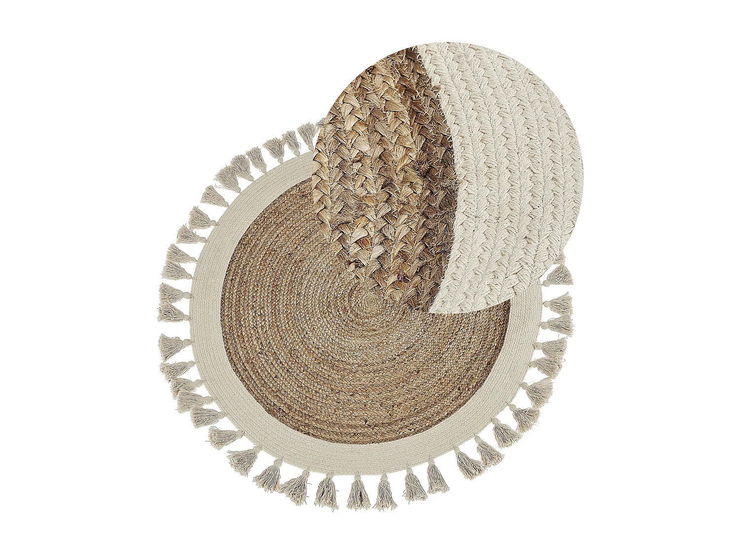 Tapis SAMSUN Beige ø 120 cm Jute